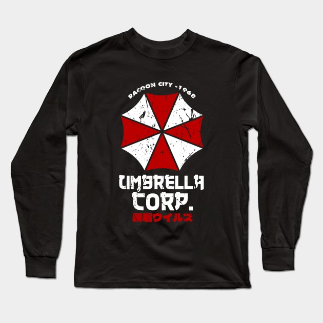 Umbrella Corp. Long Sleeve T-Shirt by Melonseta